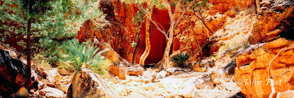 View into chasm