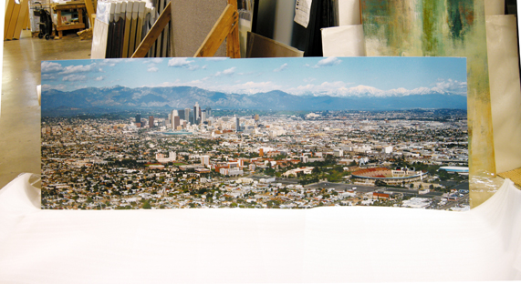 8 Foot Laminate USC and LA Aerial Fine Art Matters Nov 10