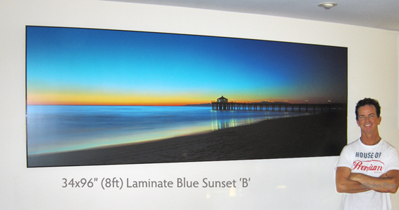 Blue Sunset 34x 96 8 Foot Laminate