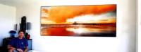 8 Foot Manhattan BeachPier Low Tide Sunset