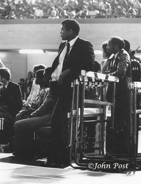 Mhammed Ali at track meet 1979