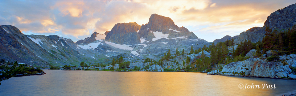 Mt Ritter, Mt Banner & Garnet Lake Sunset