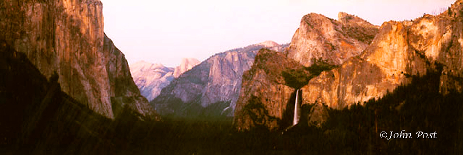 View accross Yosemite valley