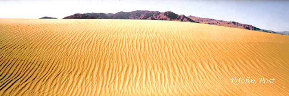 Sand dune and Mountain top