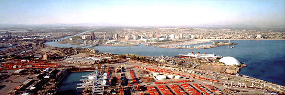 Long Beach Harbor Aerial