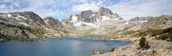 Eastern High Sierra Mountans Garnet Lake Mt Ritter Mount Banner