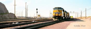 Barstow Railyard Tracks Train