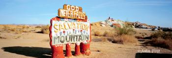 Salvation Mountain Sign
