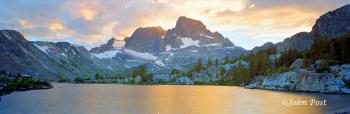 Garnet Lake Sunset Mount Ritter Mt Banner