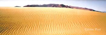 Sand Dune and Mountain Top Death Valley