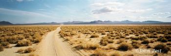 Dirt Road in Mojave Desert