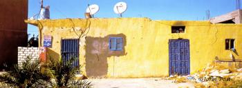 House and Satellite Dishes Siwa Oasis