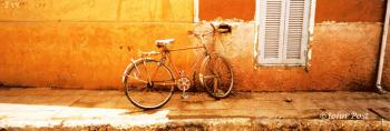Bicycle Leaning Against Wall Luxor