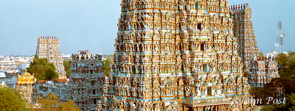 India, subcontinent, Madurai, Tamil Nadu, South india temple
