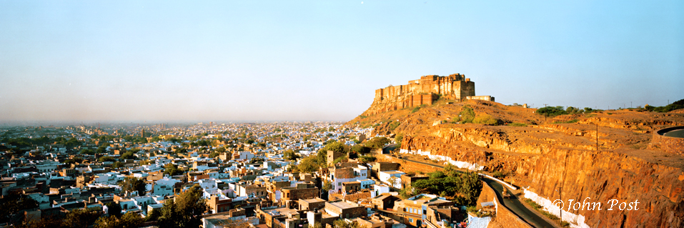 Morning view of jodhpur city and fort, Rajasthan India