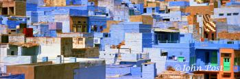 Houses in the Blue City