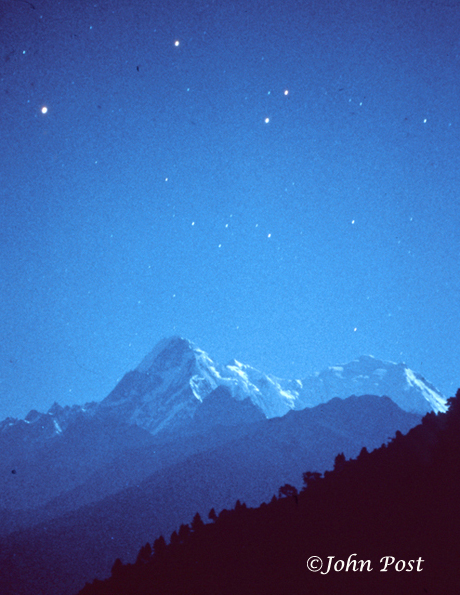 Blue Moon Langtang Mountain Nepal