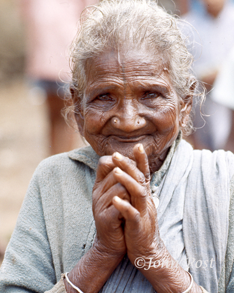 Old woman, Sri Lanka 1978