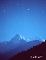 Blue Moon Langtang Mountain Nepal