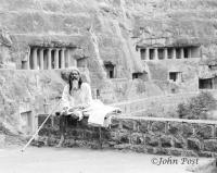 Sadhu at Ajanta Caves