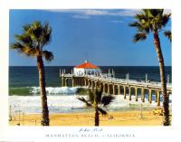 18 New Manhattan Beach Pier MB CA 22x28 poster