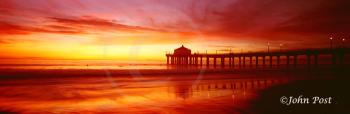 Sunset Clouds and Manhattan Beach Pier