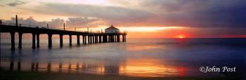 MB Pier Cloudy Sunset