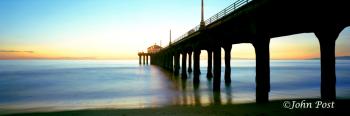 MB Pier Silhouette Sunset South Side 2012