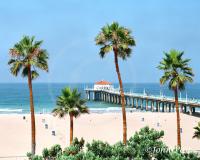 Manhattan Beach Pier and Four Palms