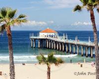 Manhattan Beach Pier and Three Palms