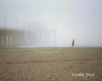 Runner in Fog