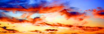 Clouds Sunset Panorama