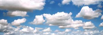 Clouds Puffy Layered Floating