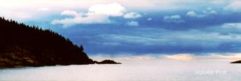 Acadia Headland Storm Clouds