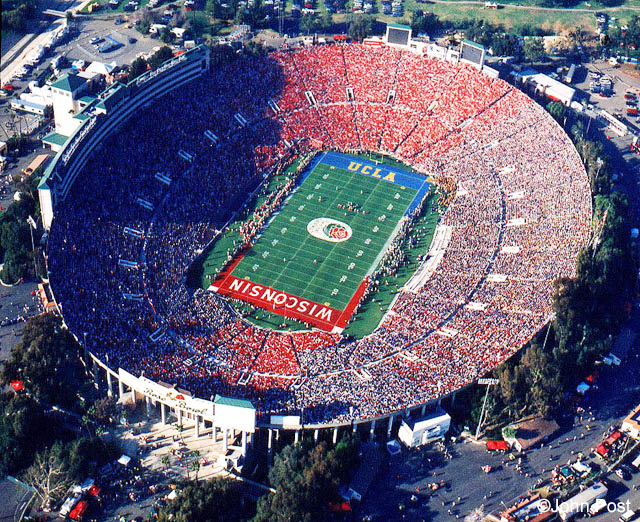 Rose Bowl  - aerial panorama