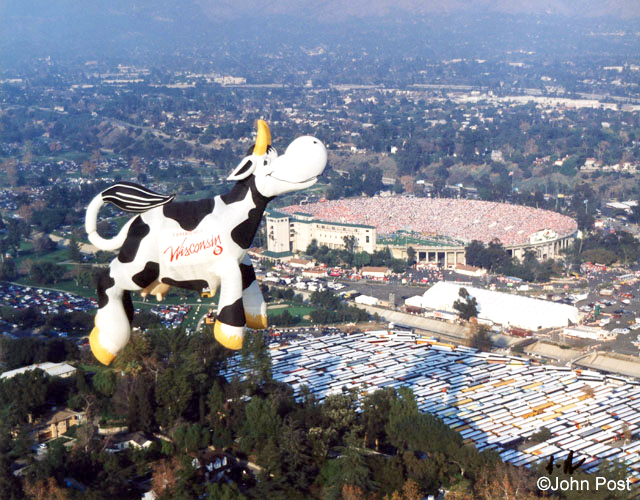 Rose Bowl  - aerial panorama
