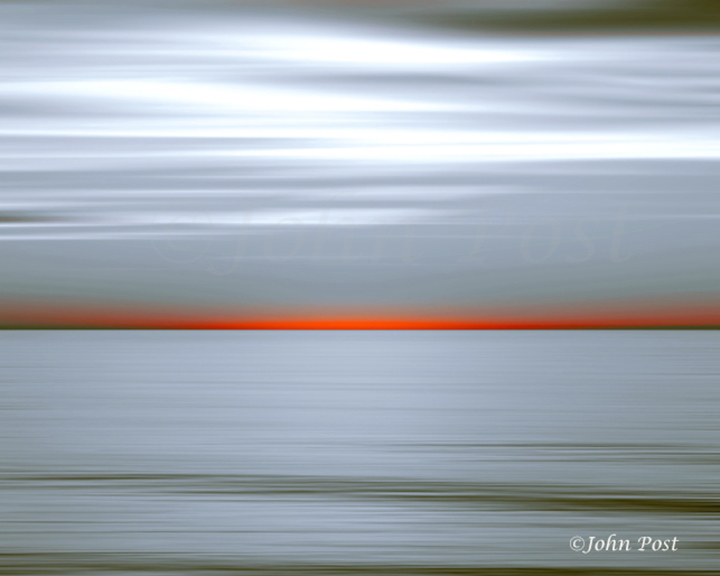 Seascape 018 Red Horizon