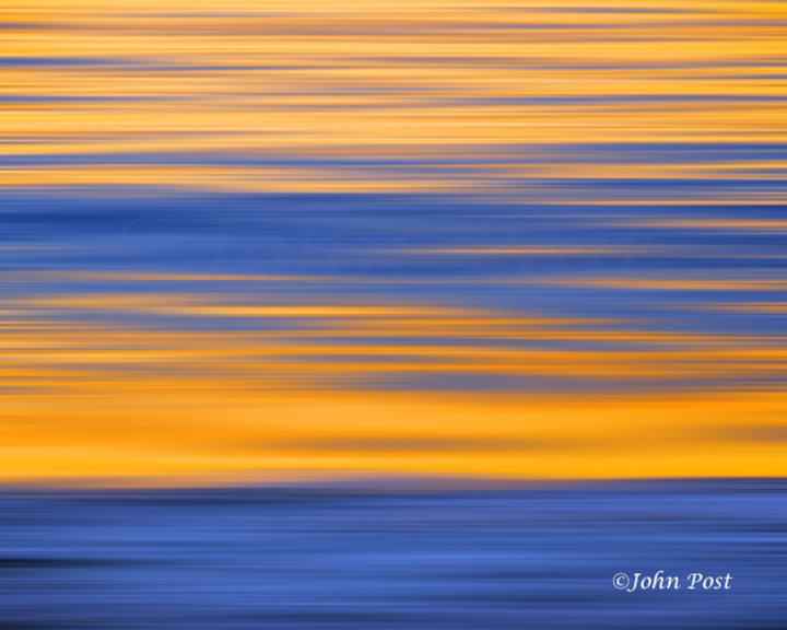 Seascape 023 Water Gold Blue