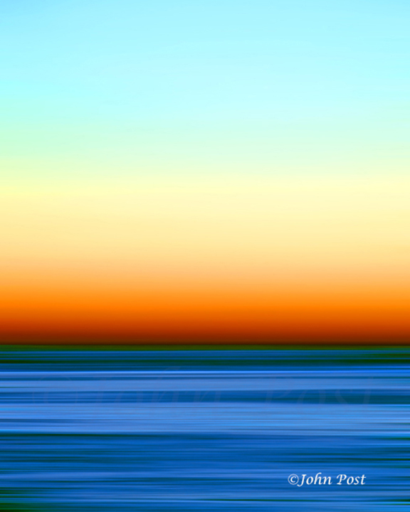 Seascape 025 Blue Water Sunset vt