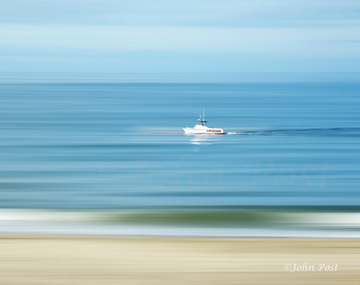 Stylized semi-abstract View of Ocean and Seashore, California 10-27-18 / 5-31-19