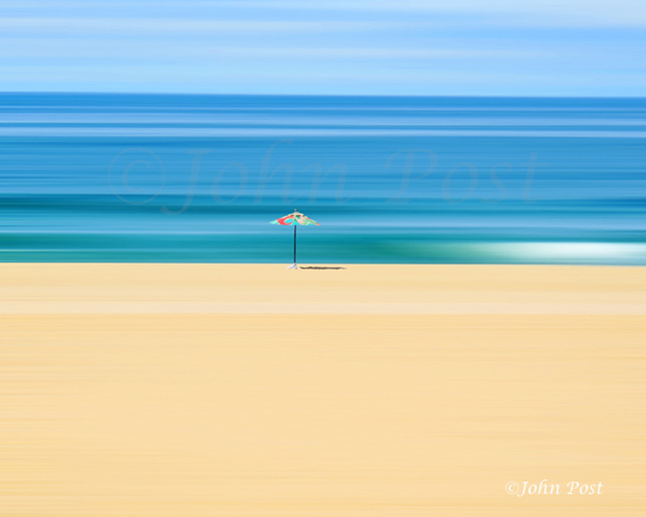 Seascape 047 Beach Brolly painted