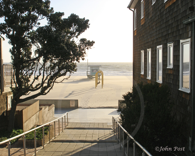 View to beach