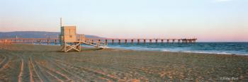 16th St Tower Sunset and Hermosa Beach Pier