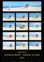 Hermosa Beach Summer of Color Lifeguard Towers