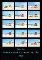 Manhattan Beach Summer of Color Lifeguard Towers