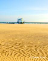 24th Street Lifeguard Tower Ripples in Sand