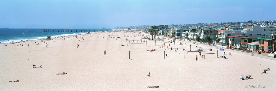 View of Hermosa Beach from south end