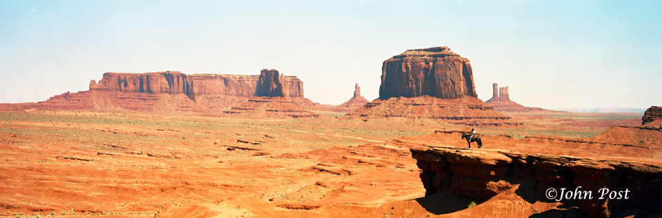 Classic view of Monument valley, Utah