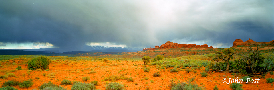 Storm clouds in sky