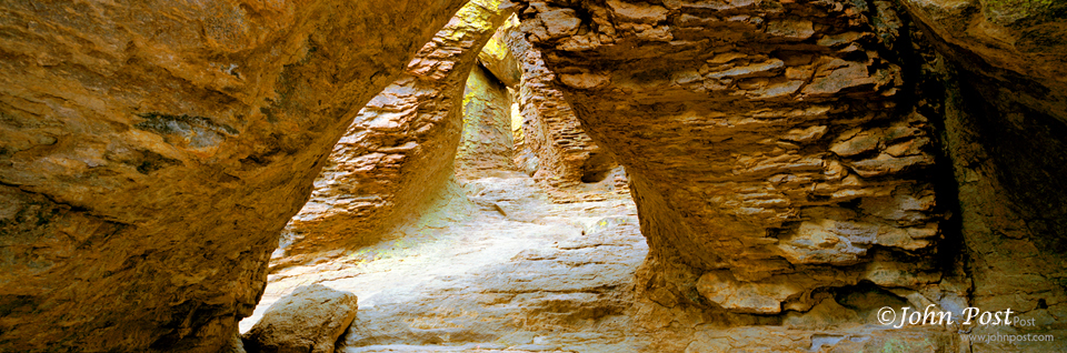 'The Grotto', Unique rock formations in Chiricahua National Park